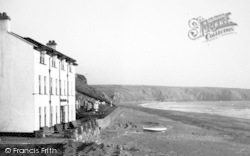 Hotel And Beach c.1936, Aberdaron