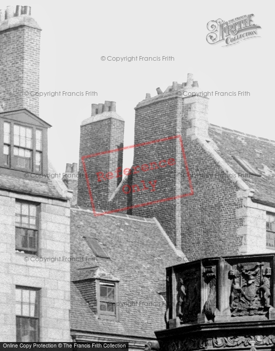 Photo of Aberdeen, Brick Gable, Market Cross 1892