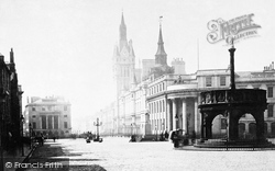 Union Street And The Market Cross c.1885, Aberdeen