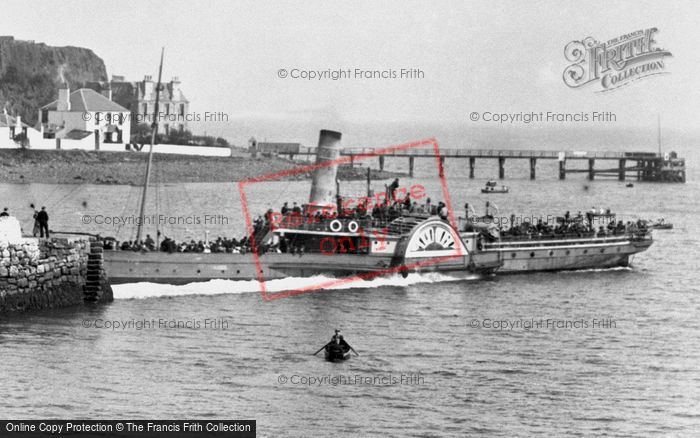 Photo of Aberdour, Steamer At The Pier 1897