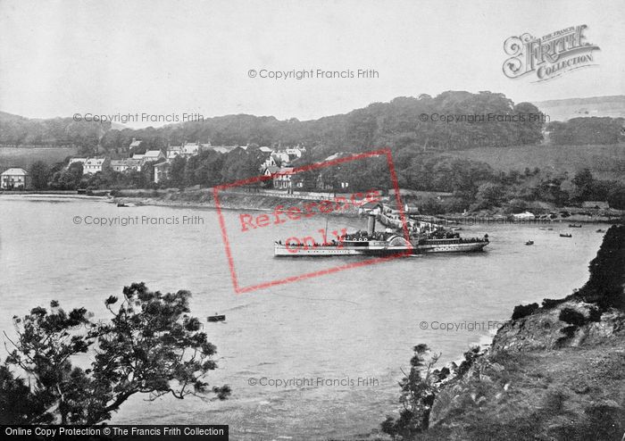 Photo of Aberdour, The 'tantallon Castle' Leaving The Pier c.1895