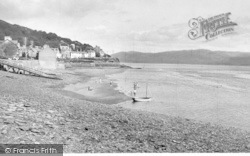 Aberdovey, Penhelig Beach c.1955, Aberdyfi