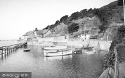 Aberdovey, Penhelig Harbour c.1955, Aberdyfi