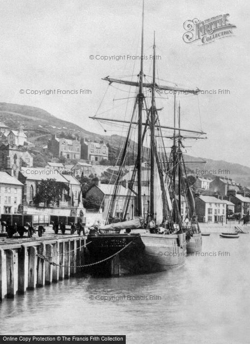 Photo of Aberdovey, Ships At The Quay 1901