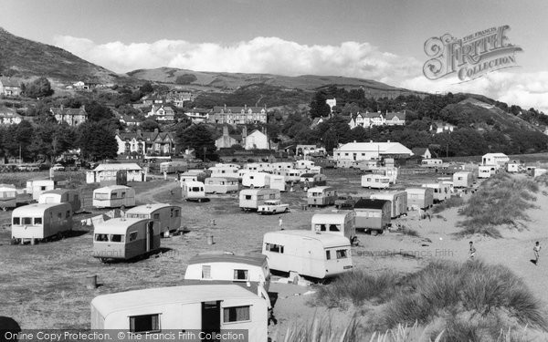 Photo of Aberdovey, The Caravan Site c.1960