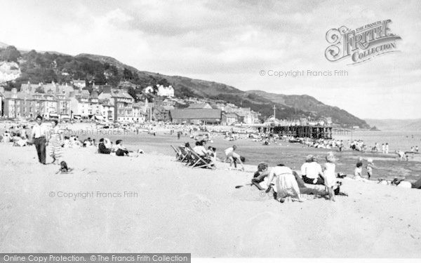 Photo of Aberdovey, The Sands c.1955