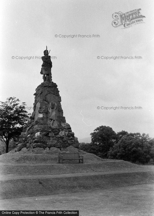 Photo of Aberfeldy, Black Watch Memorial 1962