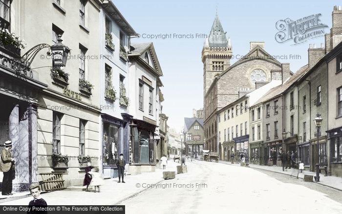 Photo of Abergavenny, Cross Street 1893