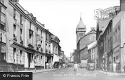 Cross Street c.1950, Abergavenny