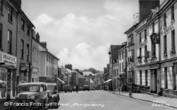 Cross Street c.1955, Abergavenny