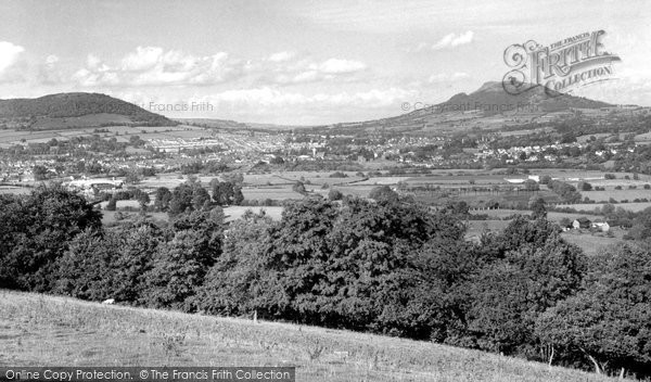 Photo of Abergavenny, From The Blorenge c.1960