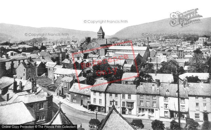 Photo of Abergavenny, General View c.1955