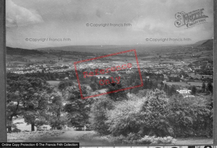 Photo of Abergavenny, General View From Sugarloaf Mountain 1939