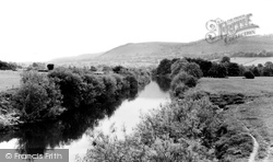 River Usk c.1965, Abergavenny