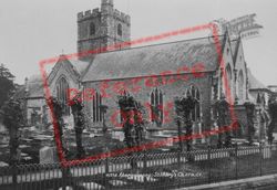 St Mary's Church 1898, Abergavenny