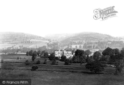 Sugarloaf From The River Usk 1898, Abergavenny
