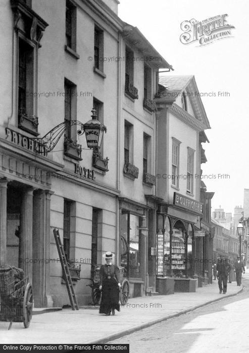 Photo of Abergavenny, The Angel Hotel, Cross Street 1898