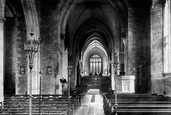 The Church Interior 1898, Abergavenny