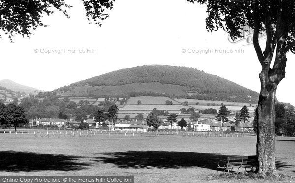 Photo of Abergavenny, The Deri From Bailey Park c.1960