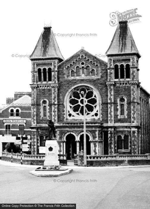 Photo of Abergavenny, The Monument And Baptist Church c.1965