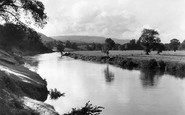 Abergavenny, the River Usk c1955