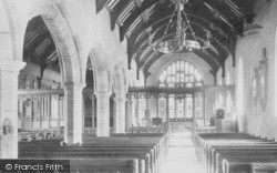 St Michael's Church Interior 1890, Abergele