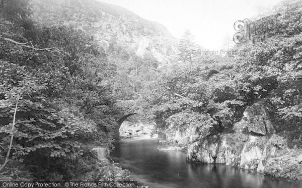 Photo of Aberglaslyn Pass, Bridge 1895