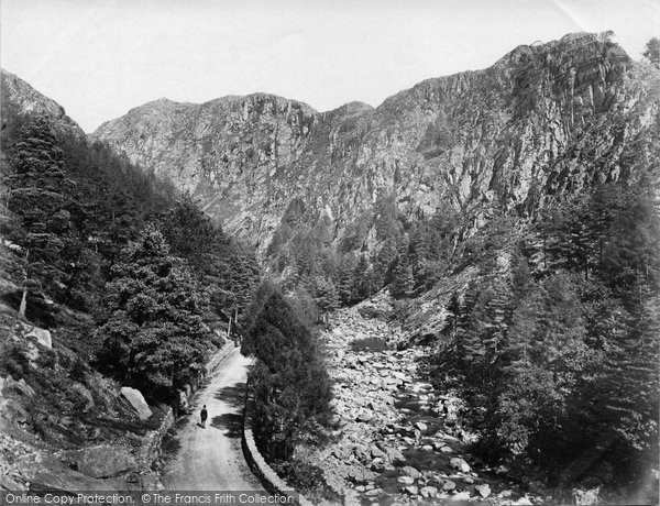 Photo of Aberglaslyn Pass, c.1868