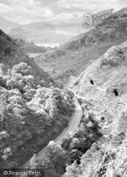Aberglaslyn Pass, c.1960, Pass Of Aberglaslyn