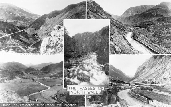 Photo of Aberglaslyn Pass, Passes Of North Wales Composite c.1960