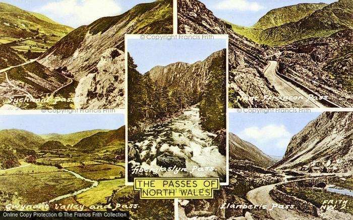 Photo of Aberglaslyn Pass, Passes Of North Wales Composite c.1960