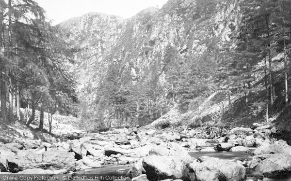 Photo of Aberglaslyn Pass, River Bed 1889