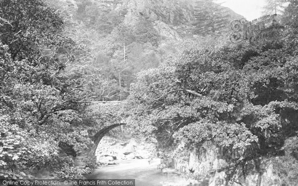 Photo of Aberglaslyn Pass, The Bridge 1895