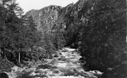 Aberglaslyn Pass, The Falls 1925, Pass Of Aberglaslyn