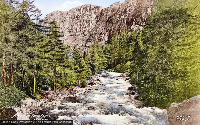 Photo of Aberglaslyn Pass, The Falls 1925
