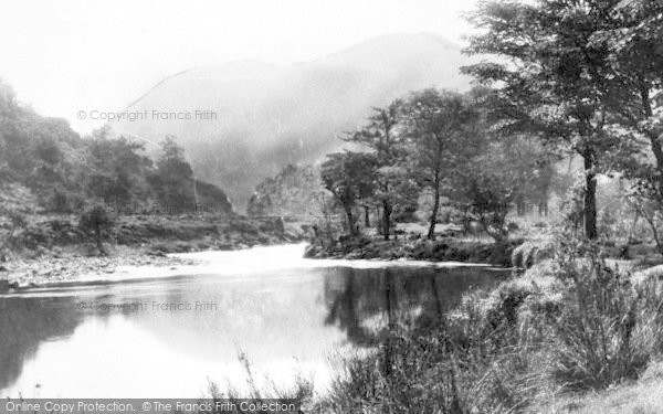 Photo of Aberglaslyn Pass, The Glaslyn c.1935