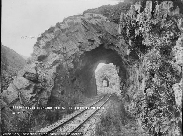 Photo of Aberglaslyn Pass, Welsh Highland Railway 1925