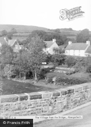 The Village From The Bridge c.1955, Abergorlech