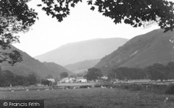 And The Mountains From Aber Hotel c.1950, Abergwyngregyn
