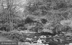 River And Bridge c.1955, Abergwyngregyn