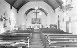 Catholic Church Of St Robert, Interior c.1955, Aberkenfig