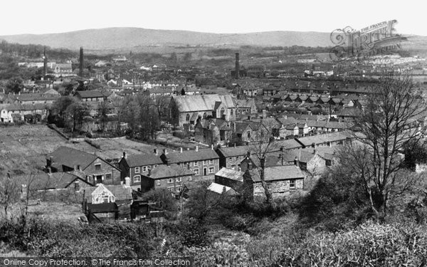 Photo of Aberkenfig, View From Penlan Farm c.1955