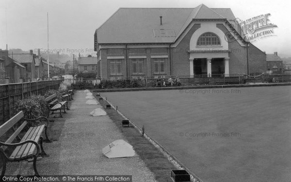 Photo of Aberkenfig, Welfare Hall And Bowling Green 1938