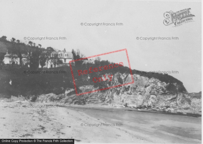 Photo of Aberporth, Cliffs And Beach c.1950