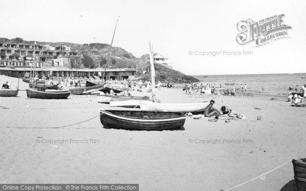 Photo of Abersoch, Penbennar Beach c.1960