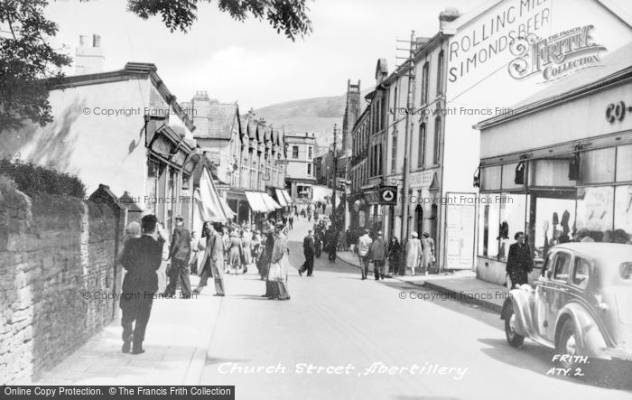 Photo of Abertillery, Church Street c.1955