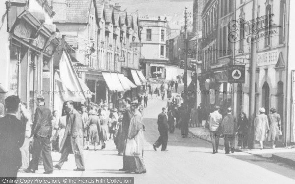 Photo of Abertillery, Pedestrians In Church Street c.1955