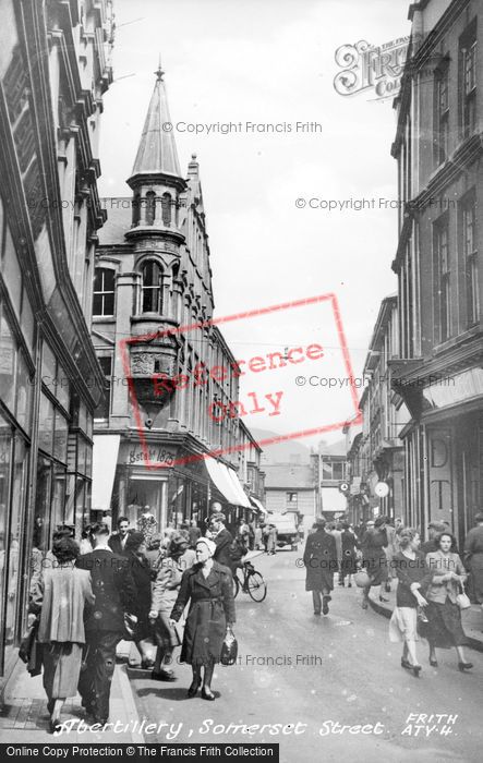 Photo of Abertillery, Somerset Street c.1955