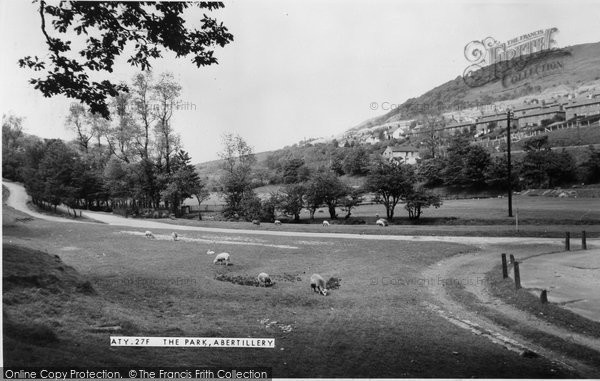 Photo of Abertillery, The Park c.1955