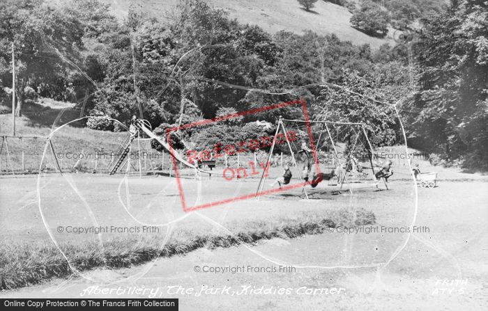 Photo of Abertillery, The Park, Children's Corner c.1955